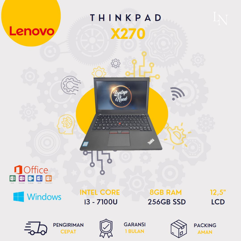 Obral Laptop Murah Lenovo Thinkpad x270 i3