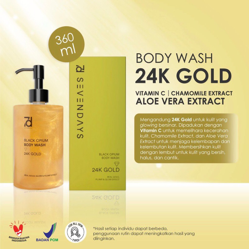 SEVENDAYS BODY WASH 360ML / SEVEN DAYS SABUN MANDI MURAH ORIGINAL