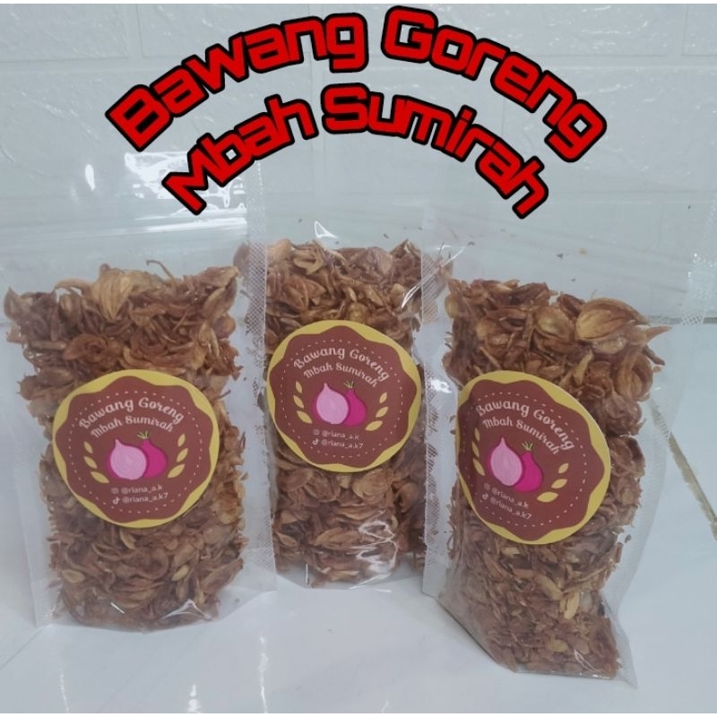 

Bawang Goreng Mbah Sumirah (Original) 50 gram