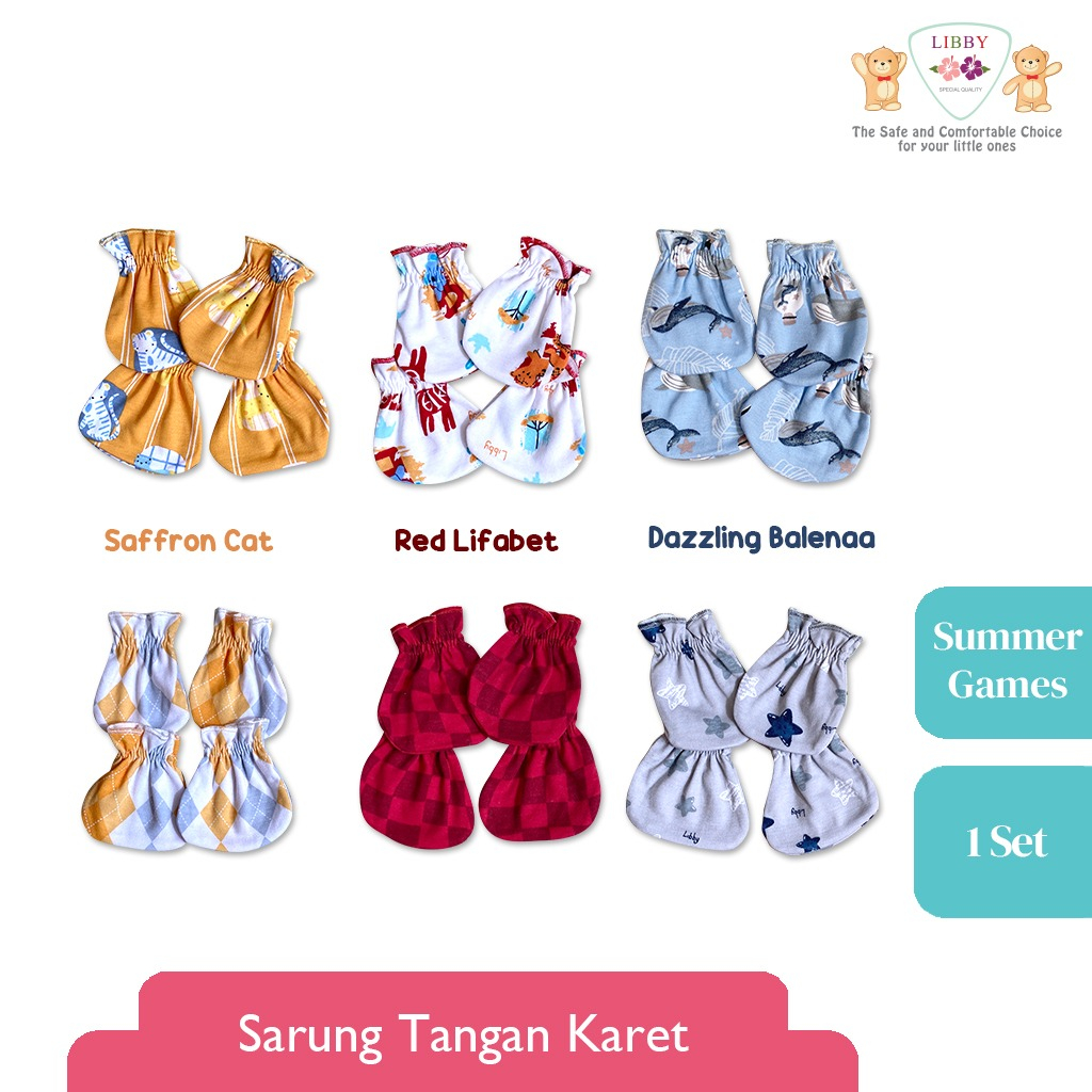 Sarung Tangan Kaki Bayi Rib Libby / STK Libby