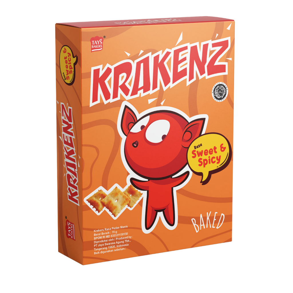 

Tays Bakers Krakenz Krekers 70g