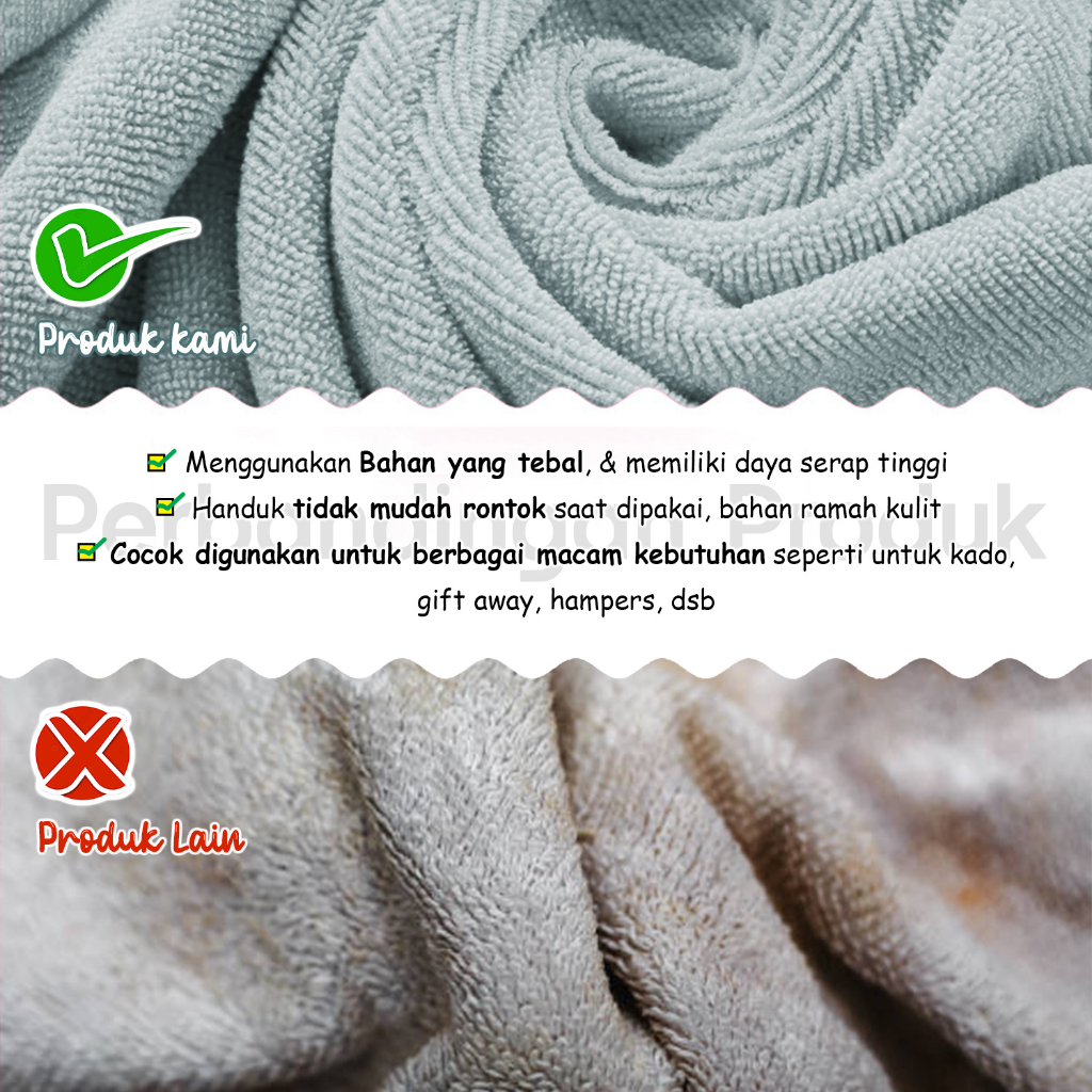 Handuk Mandi Katun Tebal Premium Motif Embos Size 70x140cm High Quality Daya Serap Tinggi Perlengkapan Mandi Rumah Tangga Import - J3A4 - 88BlanketStore