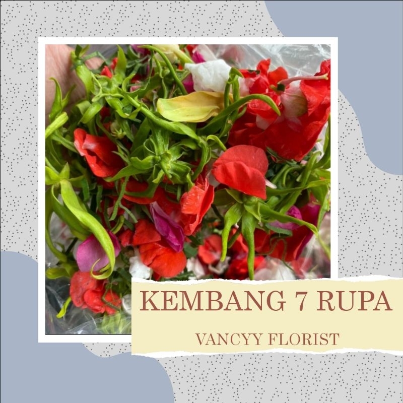 Bunga Kembang 7 Rupa Fresh 500 Gram / Bunga Kembang 7 Rupa Vancyy Florist / Bunga Kembang 7 Rupa Rea