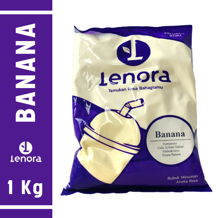 

LENORA Bubuk Minuman Banana / Powder Drink Rasa Pisang 1 kg