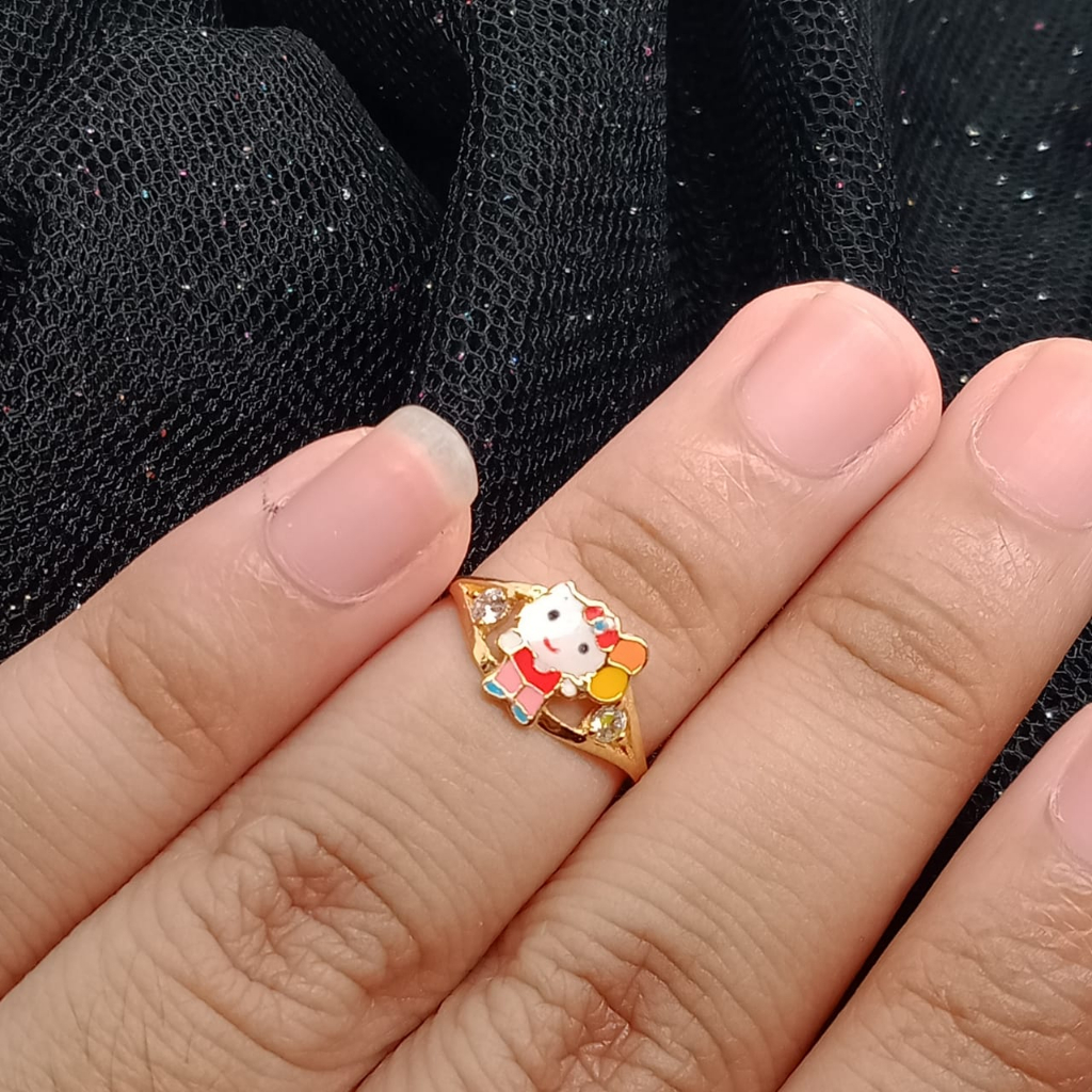 Cincin Anak Emas 17K - 1 Gr Kadar 750 - 5369