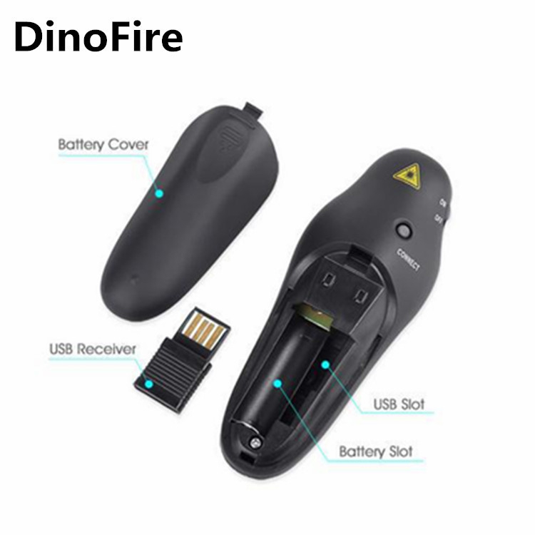 Pointer Wireless USB Presenter Remote Control Laser Pen