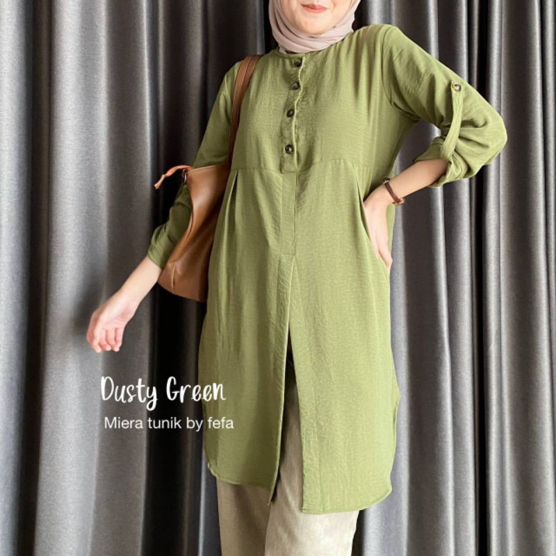 MIERA TUNIK CRINKLE by Fefa style