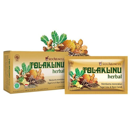 

tolak linu cair herbal sidomuncul 1 dus isi 5 sachset