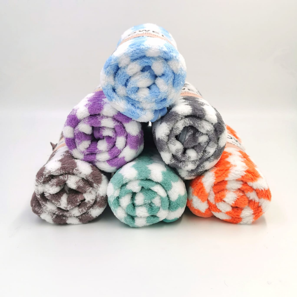 OBRAL HANDUK MICROFIBER DEWASA UK 70 X 140 CM BISA PILIH MOTIF