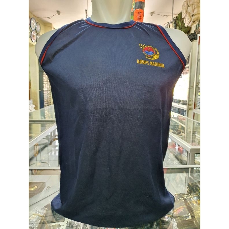 kaos singlet Marinir Jangkar | singlet Logo | singlet tentara | Singlet Army Warna