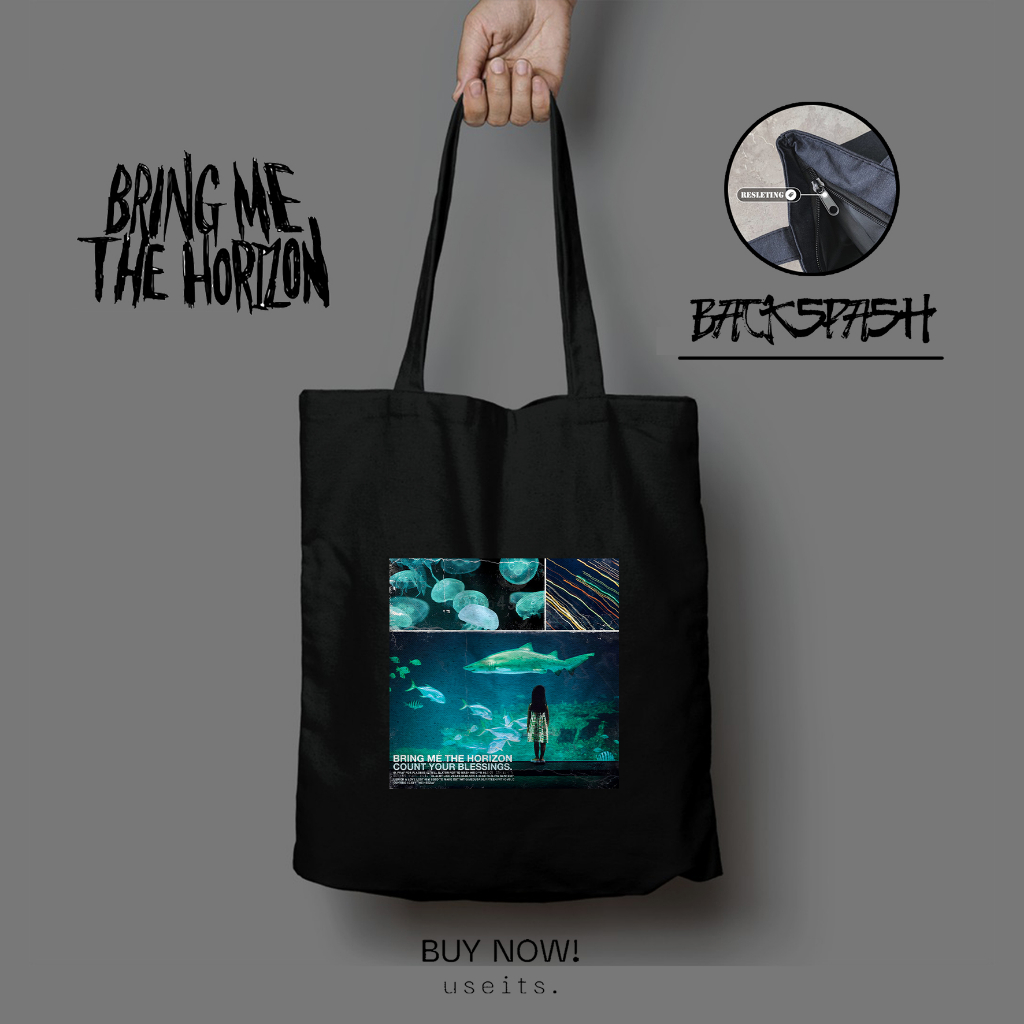 Totebag Tas Band Bring Me The Horizon BMTH Pria Wanita - BRING ME THE HORIZON