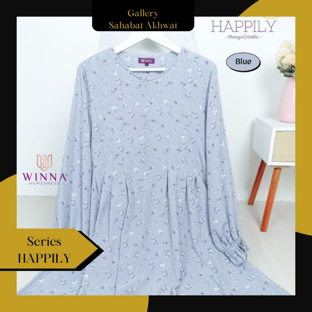 HAPPILY BATCH2 by WINNA klambieakhwat | mango crinkle