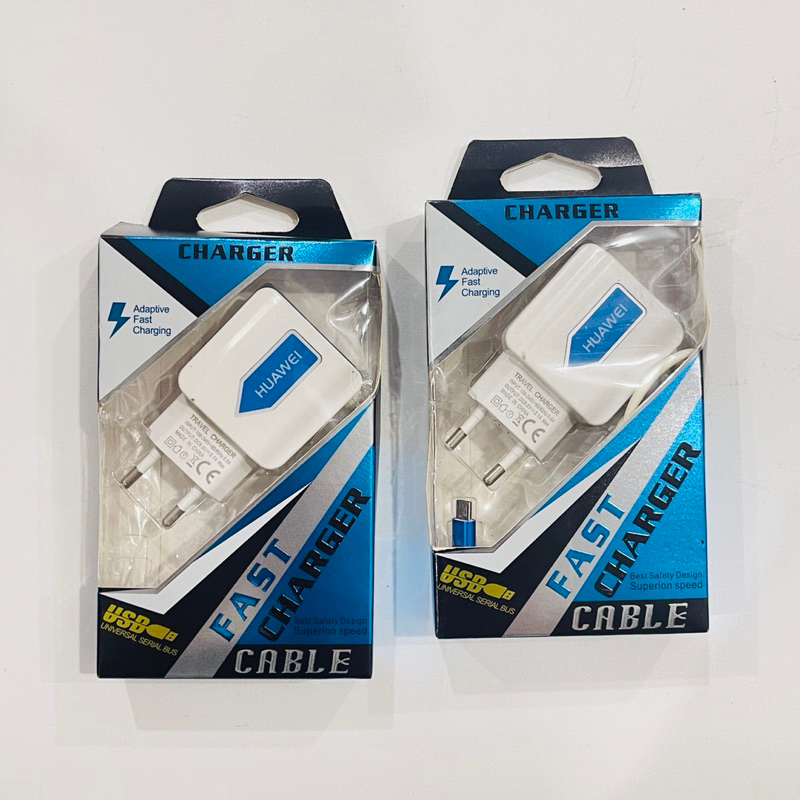 Charger Adaptive Fast Charging USB to Micro Huawei Blue