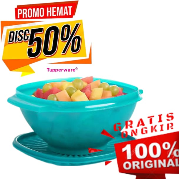 *BIG SALE* DISC 50% Tupperware Servalier Bowl | Mangkok Multifungsi  Tempat Salad Buah Sayuran Dagin