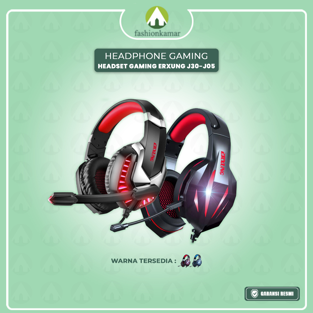 Headphone Gaming Erxung Headset Gaming Headset Original Dua Model