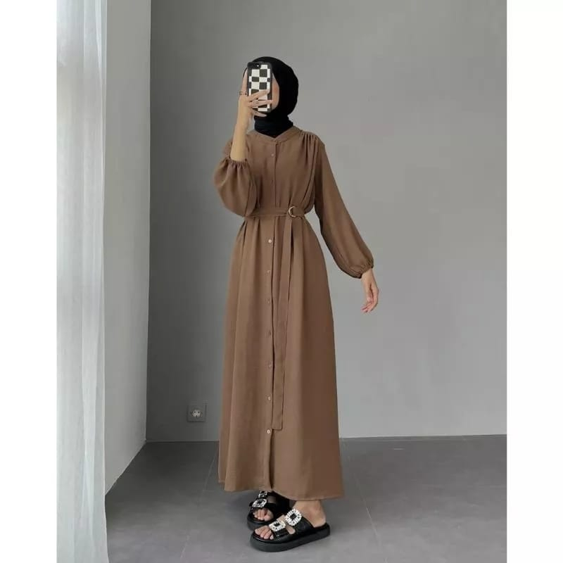 LOCA DRESS (SR016)  GAMIS FULL KANCING // GAMIS POLOS KATUN RAYON // GAMIS KEKINIAN