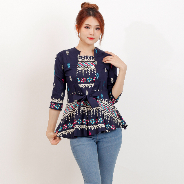 Batik Fashion 88 - Atasan blouse batik wanita 311 B