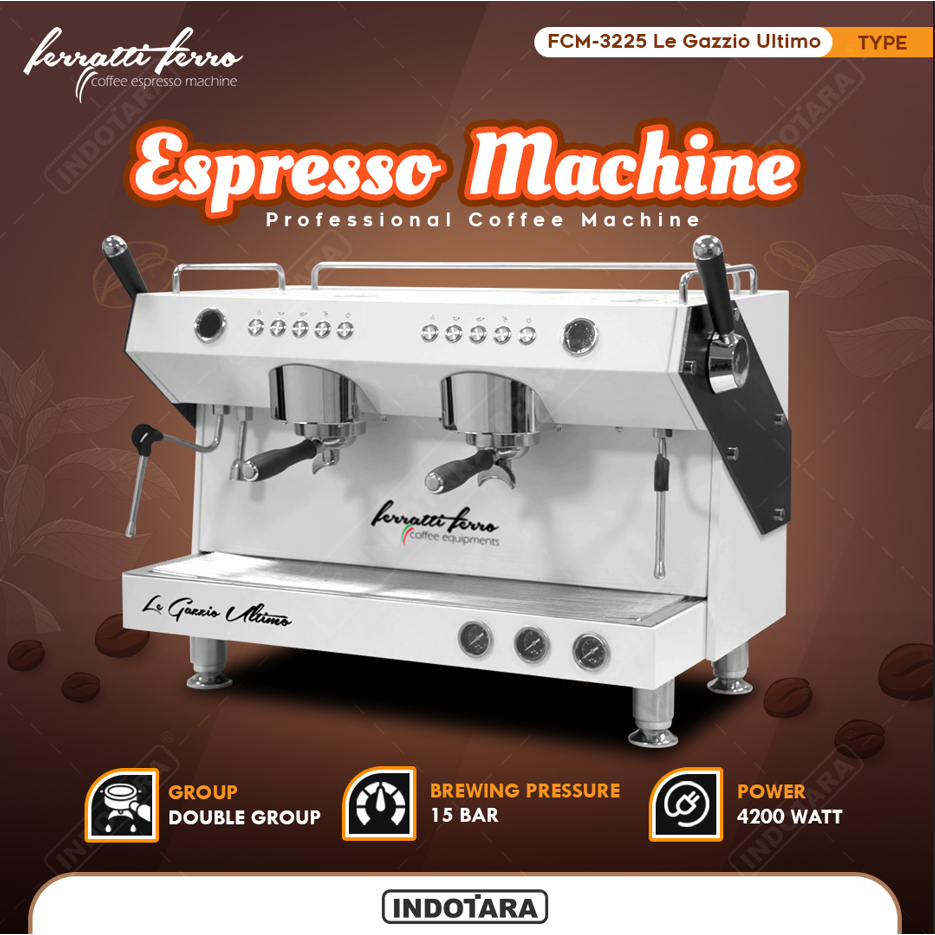 Mesin Kopi Espresso Ferratti Ferro Le Gazzio Ultimo FCM-3225