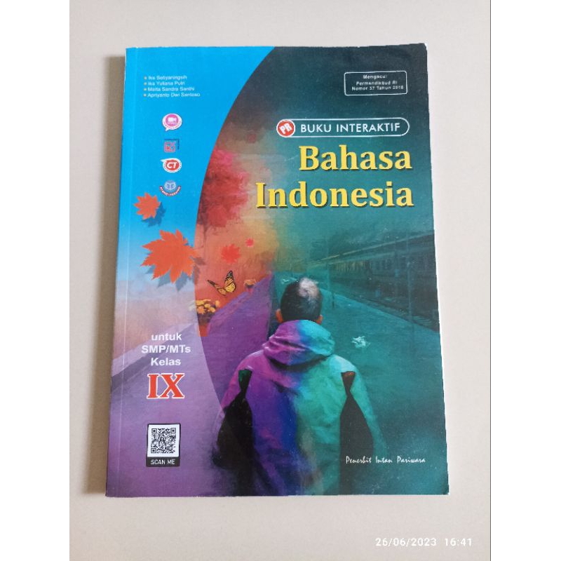 Bahasa Indonesia SMP/MTs kelas 9 Penerbit Intan Pariwara