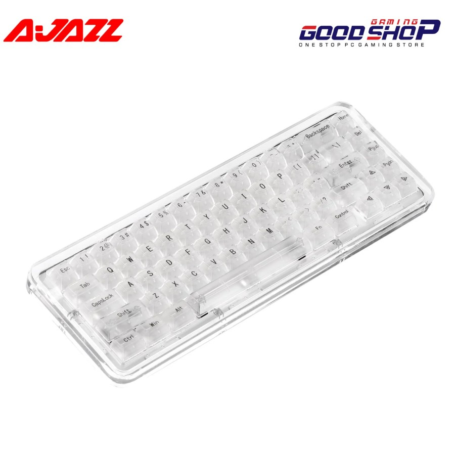 AJAZZ Firstblood B67 Crystal Clear Transparent - Gaming Keyboard