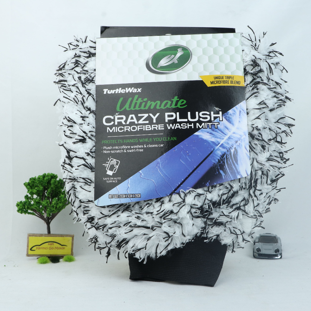 TURTLE WAX ULTIMATE CRAZY PLUSH MICROFIBER WASH MITT SARUNG TANGAN CUCI