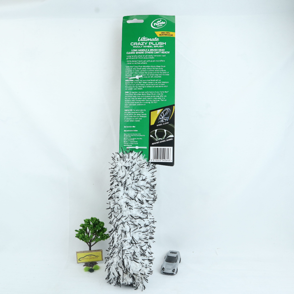 TURTLE WAX ULTIMATE CRAZY PLUSH MICROFIBER WOOLY WHEEL BRUSH LAP VLEG