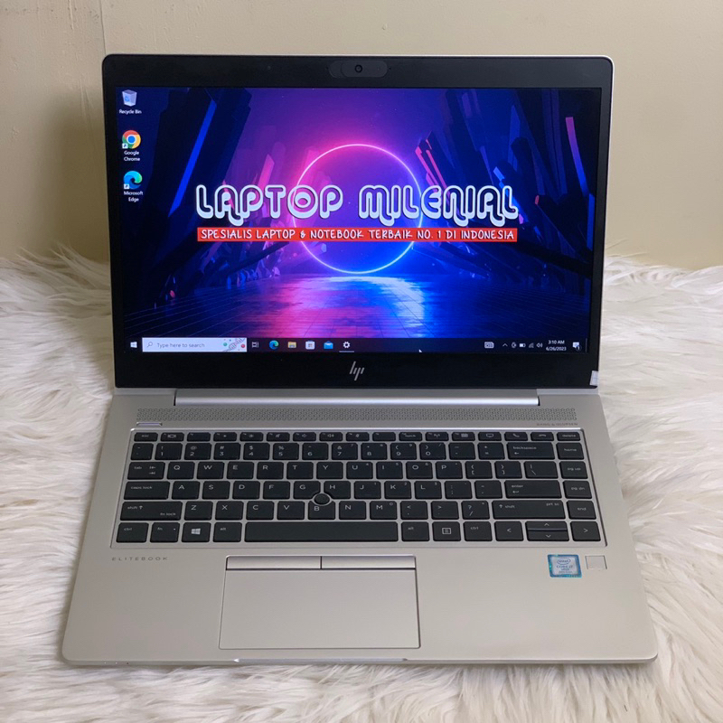 Laptop HP EliteBook 840 G6 Intel i7 8th Gen Ram 16GB SSD 512GB 14&quot; Inch FHD Win 10 Siap Pakai Bergaransi