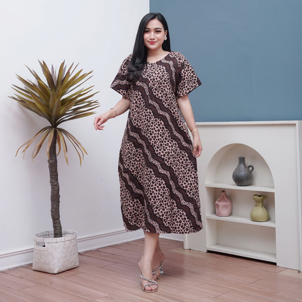 Daster Wanita Rayon Grade A Busui Resleting Depan Baju Tidur Daster Kekinian