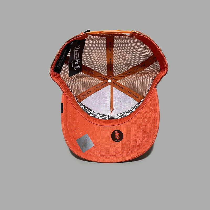 TOPI ORIGINAL GOORIN BROS TRUCKER TONAL LONE WOLF ORANGE