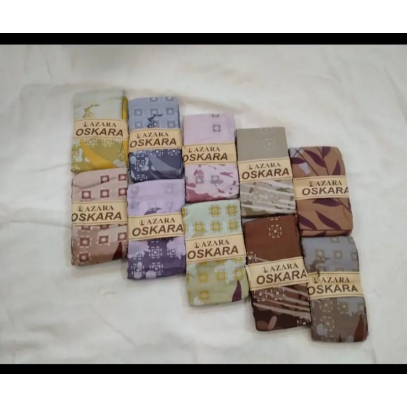 HIJAB SEGI EMPAT AZARA MOTIF VOAL