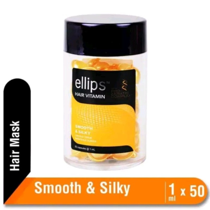 ELLIPS HAIR VITAMIN PRO KERATIN SMOOTH &amp; SILKY ISI 50/VITAMIN RAMBUT