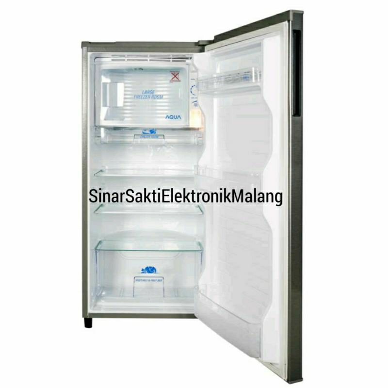 Kulkas Aqua 1 Pintu AQR 185 MDS Lemari Es Defrost Murah Low Watt AQR 185MDS Malang