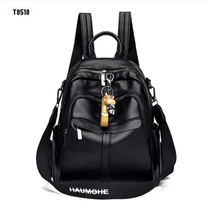 [IMPORT] T8518 - RANSEL WANITA FASHION IMPORT MULTIFUNGSI - BISA SELEMPANG - 76BAGSTORE