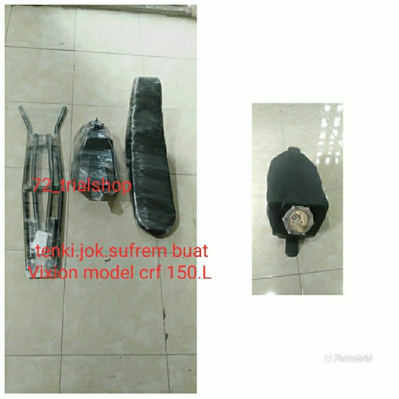tenki jok sufrem buat body crf 150 L buat Vixion old