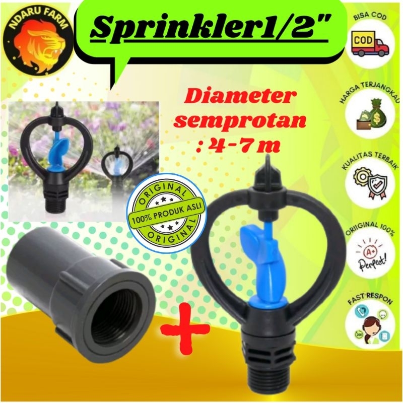 Sprinker Penyiraman Otomatis Sprinkler Kupu kupu NDARUFRAM