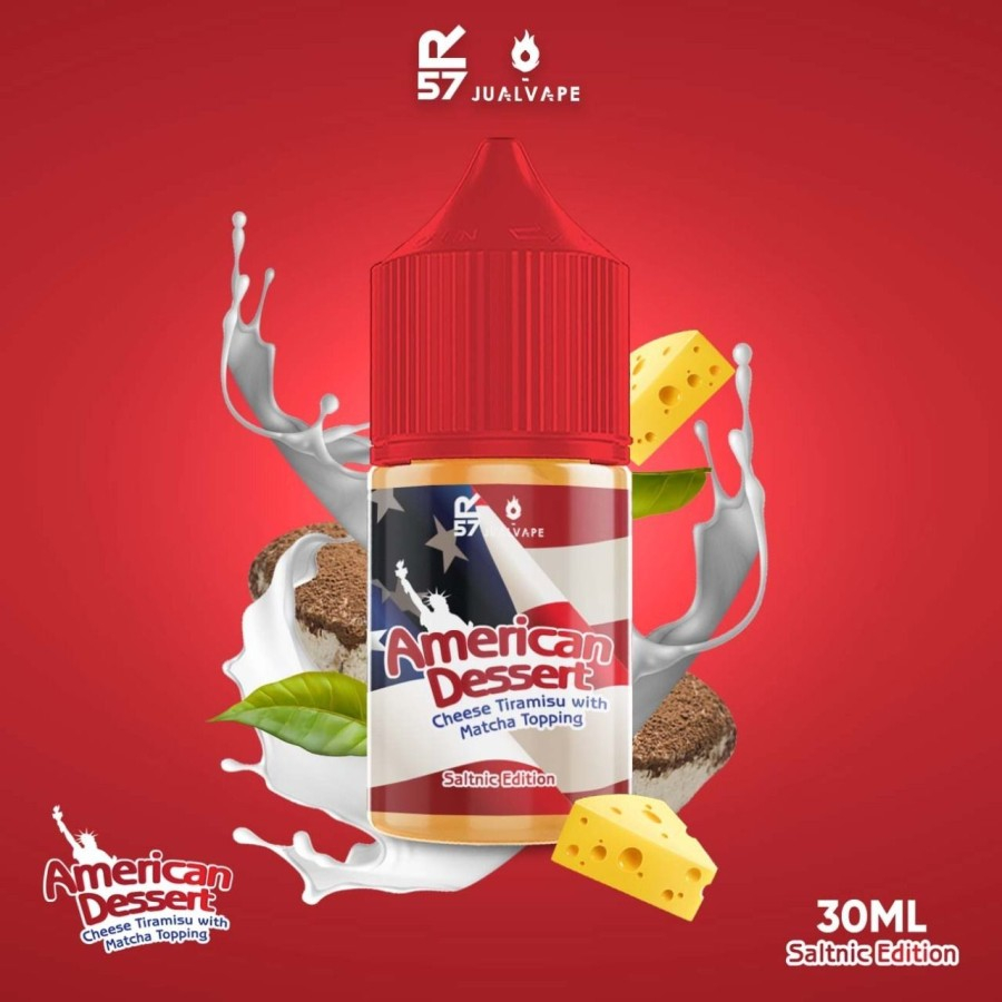 R57 American Dessert V1 Cheese Tiramisu Matcha Salt Nic 30ML by Hero57 x Jual Vape
