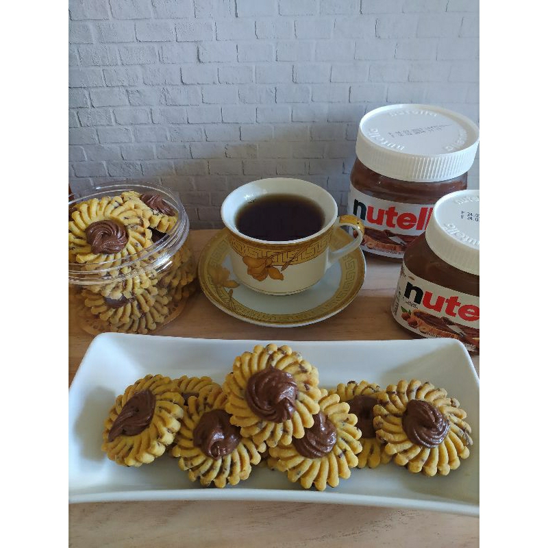 

KUE KERING NUTELLA COOKIES HOMEMADE