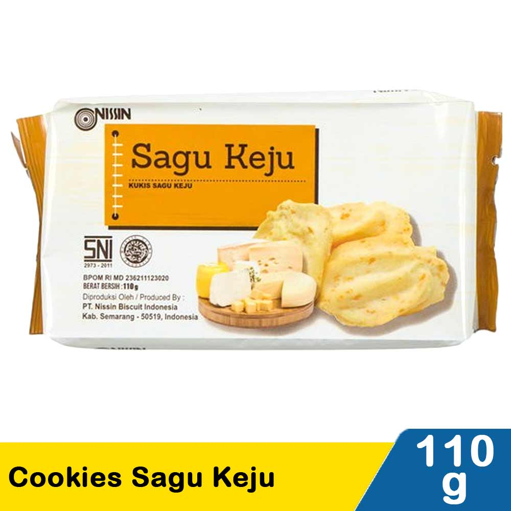 

Nissin Cookies Sagu Keju 110g