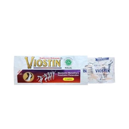 Viostin DS Vitamin Sendi Strip '5 Kaplet PRODUK BPOM-ORIGINAL