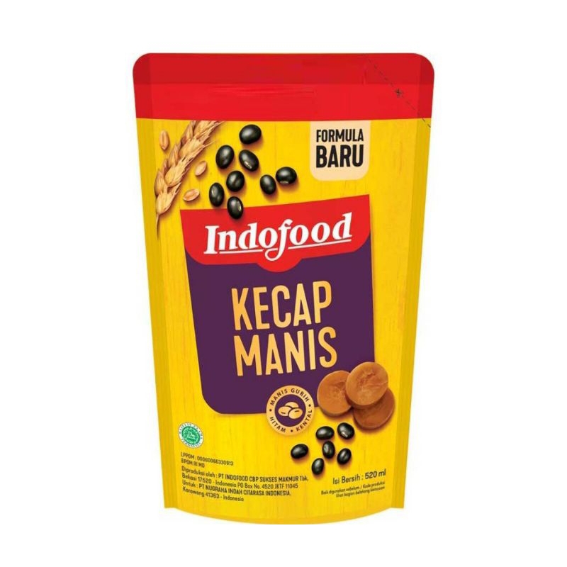 Indofood kecap manis reffil 520ml