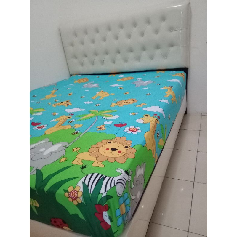 Dipan Divan tempat tidur minimalis Dipan kasur spring bed laci PUTIH