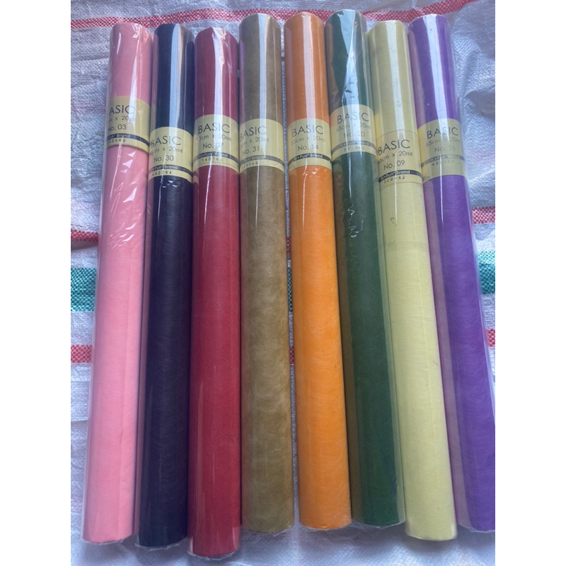 

PAPER TISSUE ROLL 65cm x 20 METER / BUKET BUNGA / FLOWER WRAPPING / FLOWER BOUQUET / PAPER TISSUE / SNACK BUKET / PEMBUNGKUS BUNGA