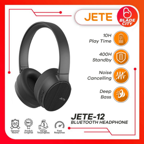 Headset Bluetooth Headphone Bluetooth JETE 12 - Garansi 2 Tahun