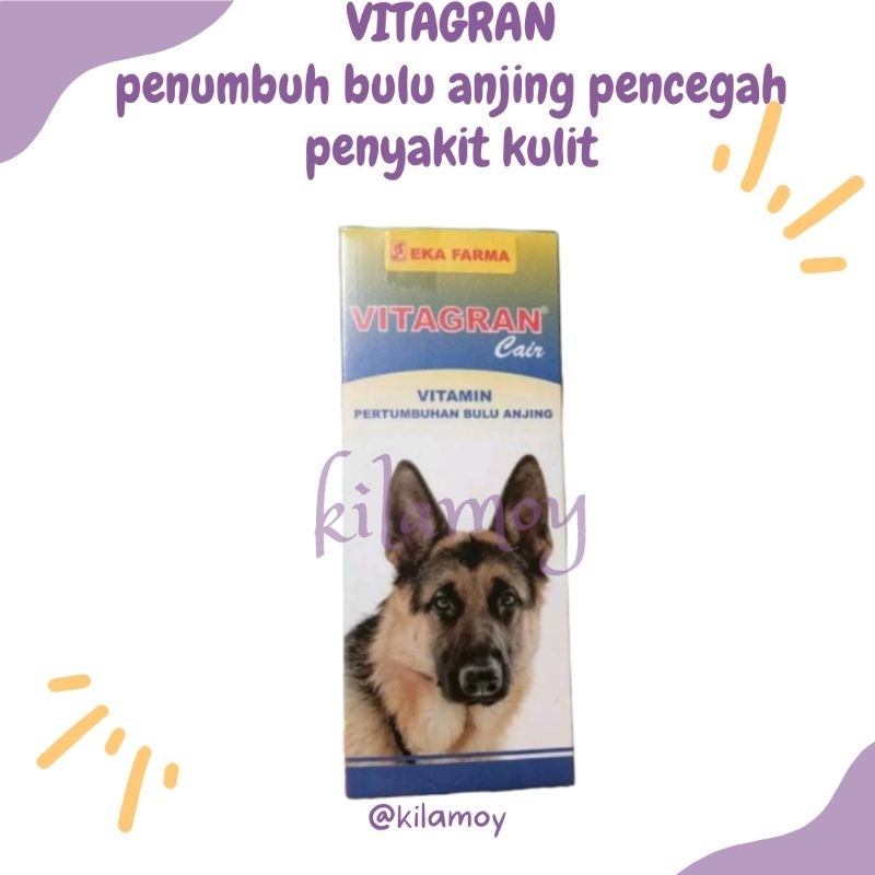 VITAGRAN - Penumbuh Bulu Anjing Pencegah Penyakit Kulit