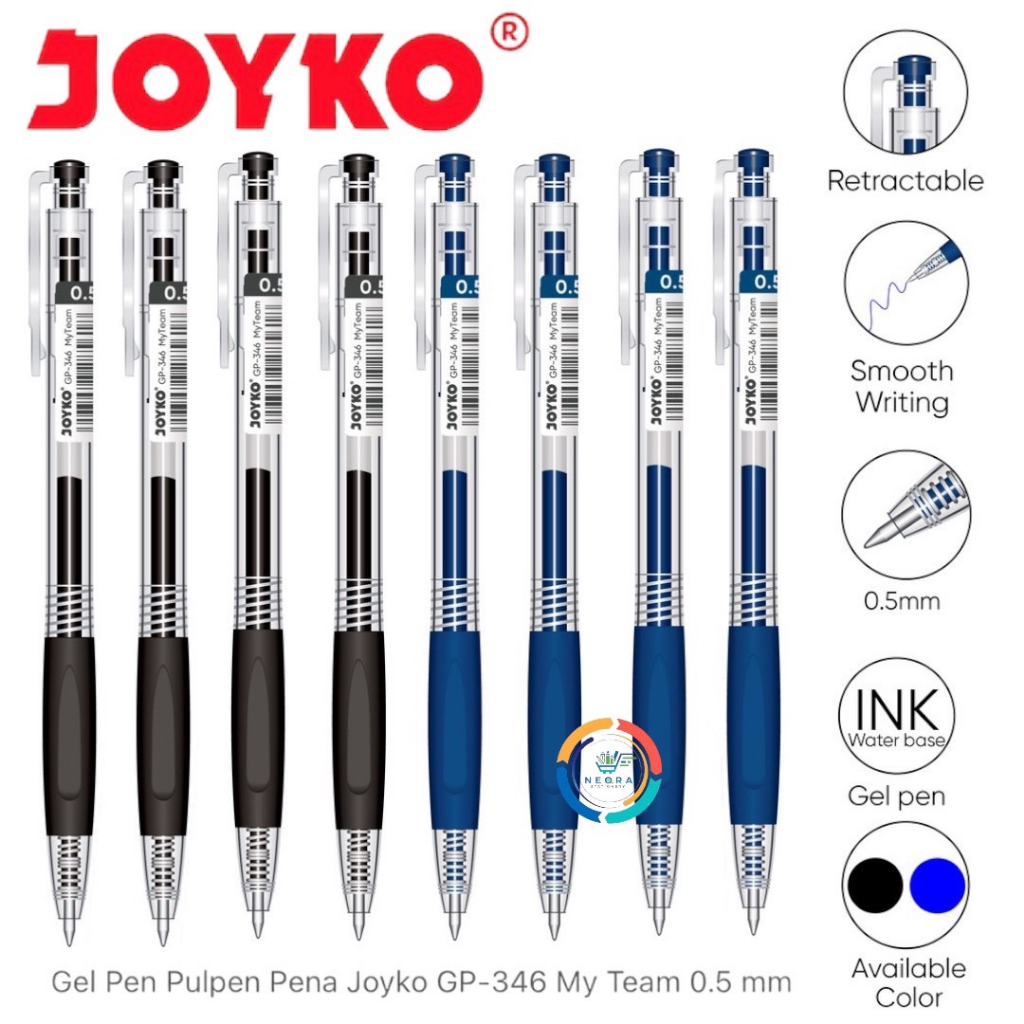 

Joyko Pulpen Gel My Team GP-346 Retractable 0.5mm