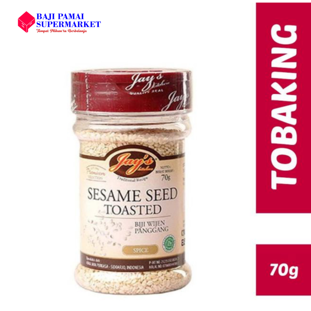 

Jay's Sesame Seed Toasted Biji Wijen Panggang 70 gr