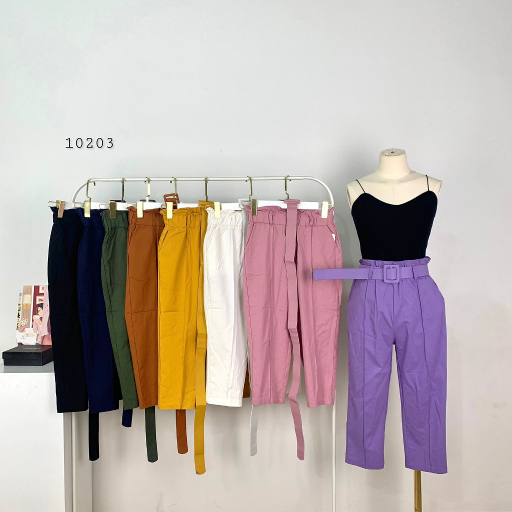 522068 - 10203 CELANA 7/8 SANTAI RCK 5608 CASUAL BASIC PREMIUM CELANA SETENGAH TIANG WANITA CASUAL B