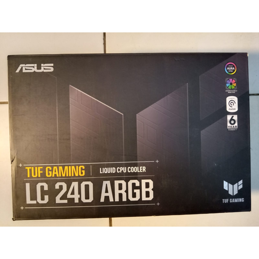 ASUS TUF GAMING LC 240 ARGB - AIO Liquid CPU Cooler Water Cooling RGB(second)