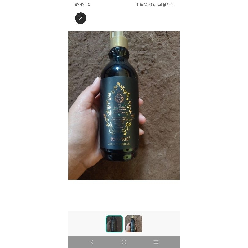 Pro techs bio lock instan 9 keratin serum