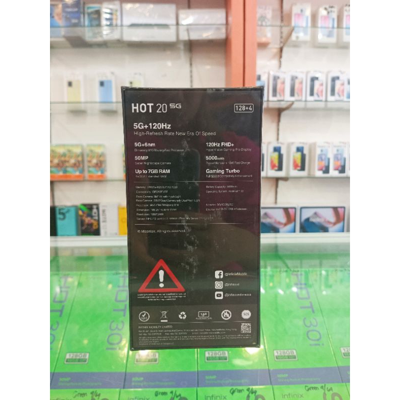 INFINIX HOT 20 5G NFC 4/128GB